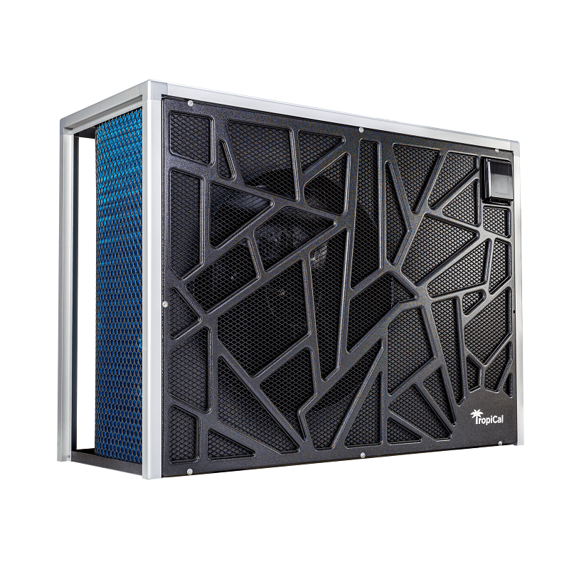 AquaCal T100 heat pump side