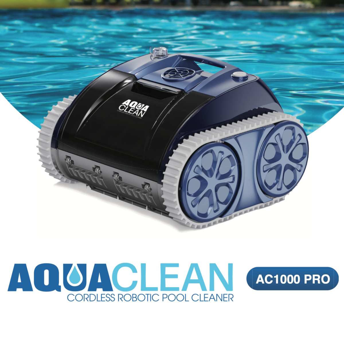 AquaClean robot by the pool