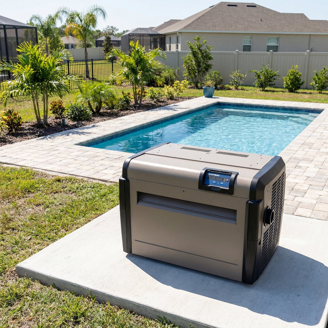 Hayward heater for 30,000 gallon pool
