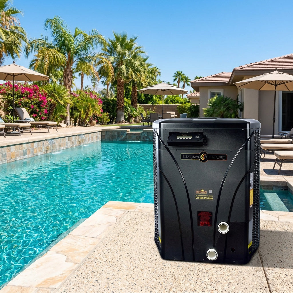 AquaCal pool heater for 30,000 gallon pool