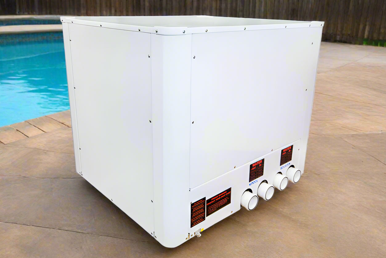 AquaCal SunPower Spa Heater Chiller Back View