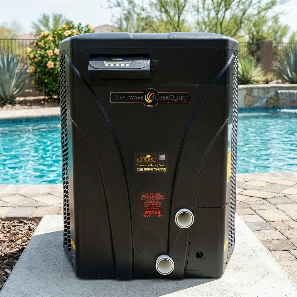 AquaCal SQ160R heat pump front facing
