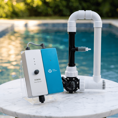 CCW50 Clear Comfort system on a table