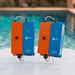 Two Clear Comfort CCW100 AOP cartridges on a white table by a pool