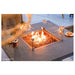 Elementi Concrete Dining Table Birmingham 48 Inch On Patio Up Close