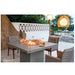 Elementi Concrete Dining Table Birmingham 48 Inch On Patio Side