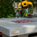 Elementi Concrete Fire Pit Bar Table Montreal Grey Up Close