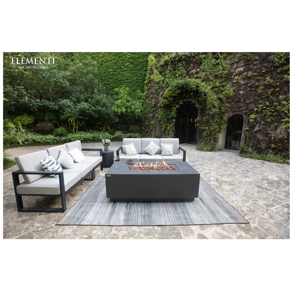 Elementi Concrete Fire Table Andes 