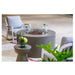 Elementi Concrete Fire Table Pacaya Light Grey Outside