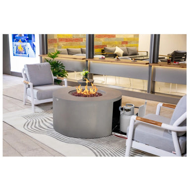 Elementi Concrete Fire Table Pacaya Light Grey Lounge Area