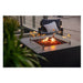 Elementi Concrete Fire Table Rocky Dark Grey Side