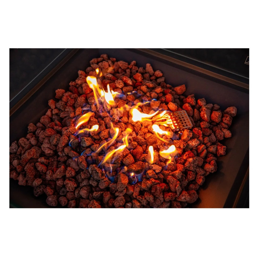 Elementi Concrete Fire Table Rocky Up Close