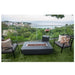 Elementi Dark Grey Concrete Fire Table Hampton Front