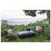 Elementi Dark Grey Concrete Fire Table Hampton Side