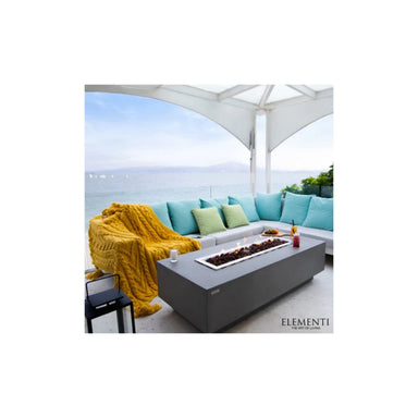 Elementi Granville 60-Inch Light Grey on a deck side