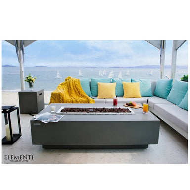 Elementi Granville 60-Inch Light Grey on a deck
