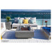 Elementi Light Grey Concrete Fire Table Manhattan