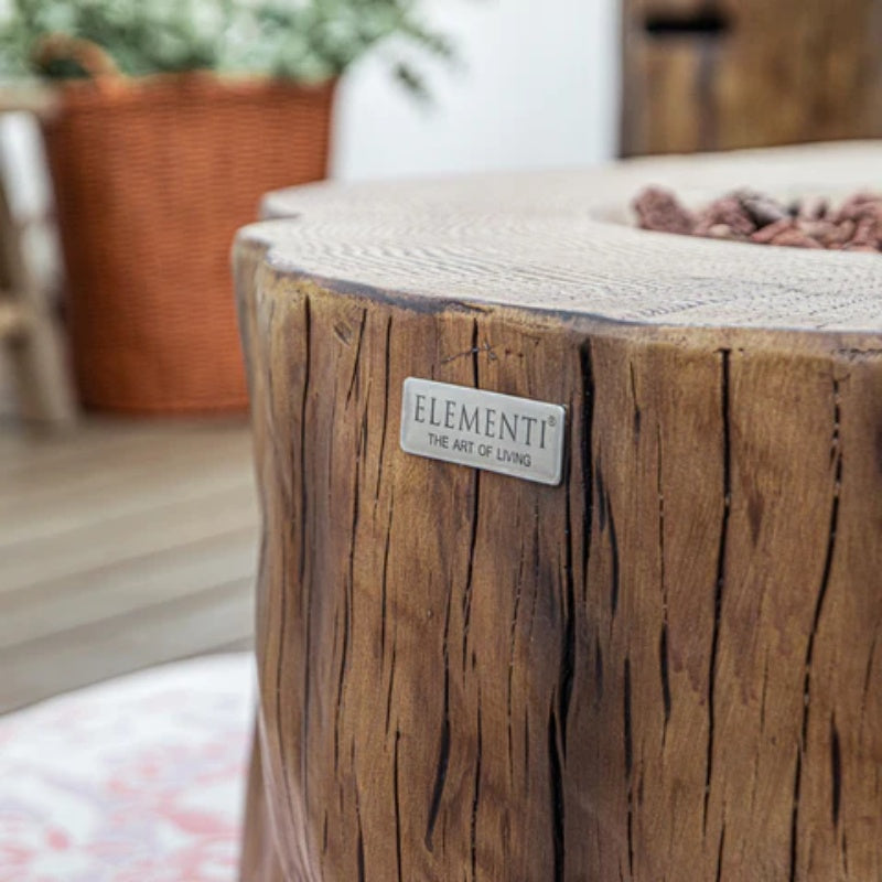 Elementi Redwood Concrete Fire Table Manchester Up Close