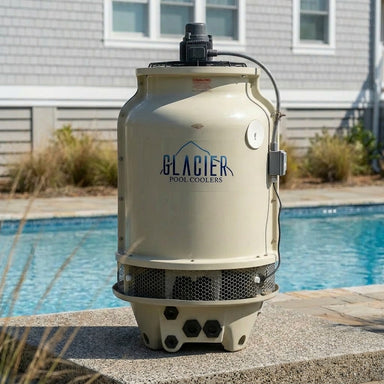 Glacier Pool Coolers GPC-215 by a pool
