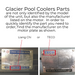 Glacier Pool Cooler parts fan motor replacement