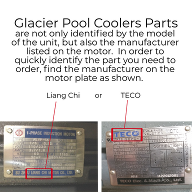 Glacier Pool Cooler parts replacement