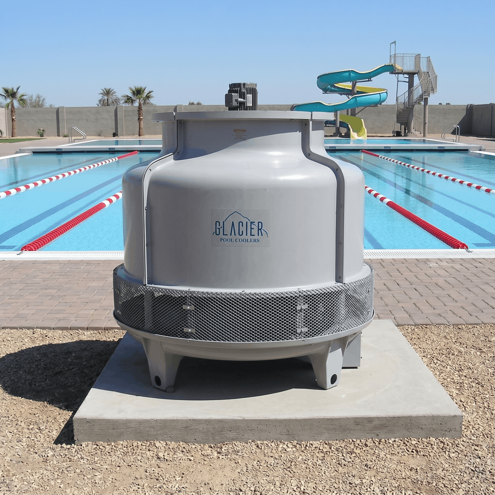 Commercial Glacier chiller at pool