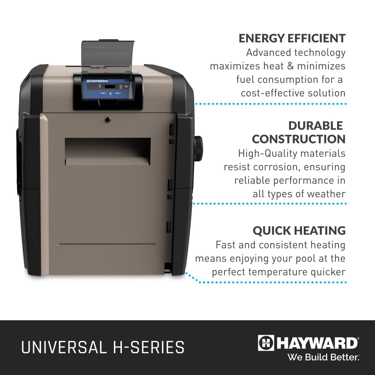 Hayward H150 Pool Heater Specs