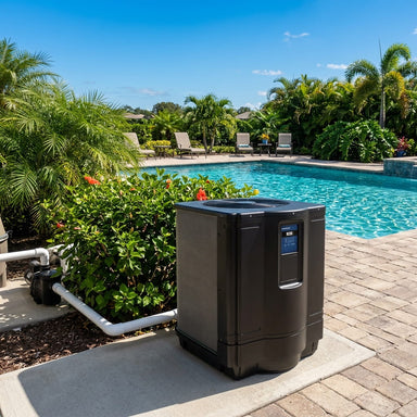 Hayward HeatPro 140K BTU Heat Pump Side