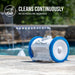 Hayward The PoolCleaner 4-Wheel Suction Pool Cleaner White Automatic Pool Cleaner Poolside