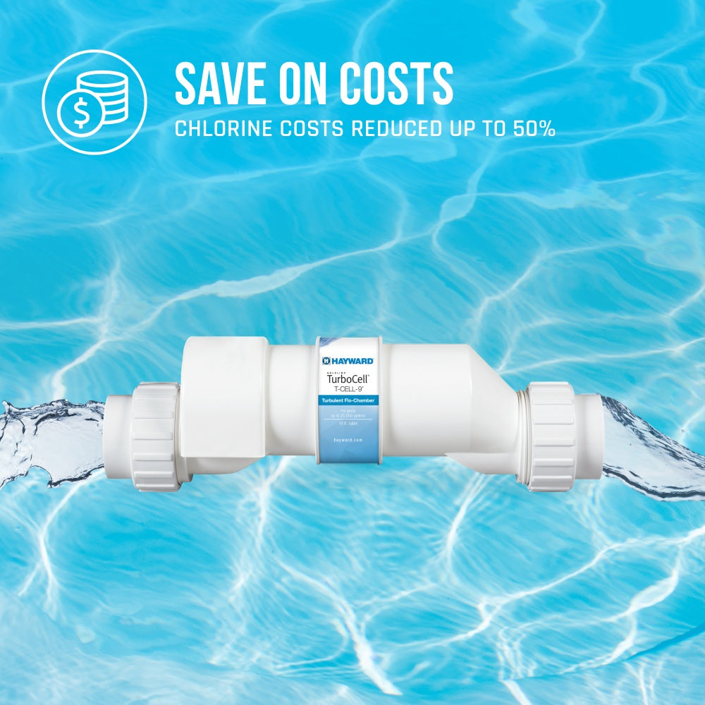 Hayward TurboCell Salt Chlorination Cell 25,000 Poolside