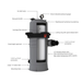 Madimack EliteCLEAR filter parts