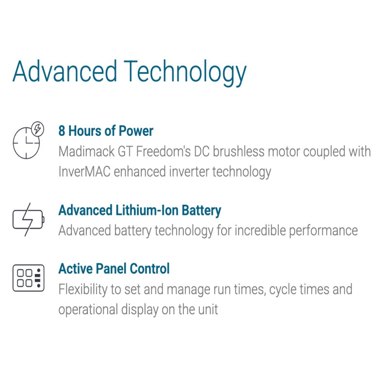 Madimack GT Cordless Pool Cleaner Specifications 1