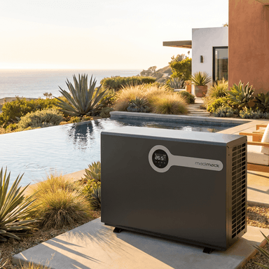 Madimack InverELITE 116K pool heater by California poolside