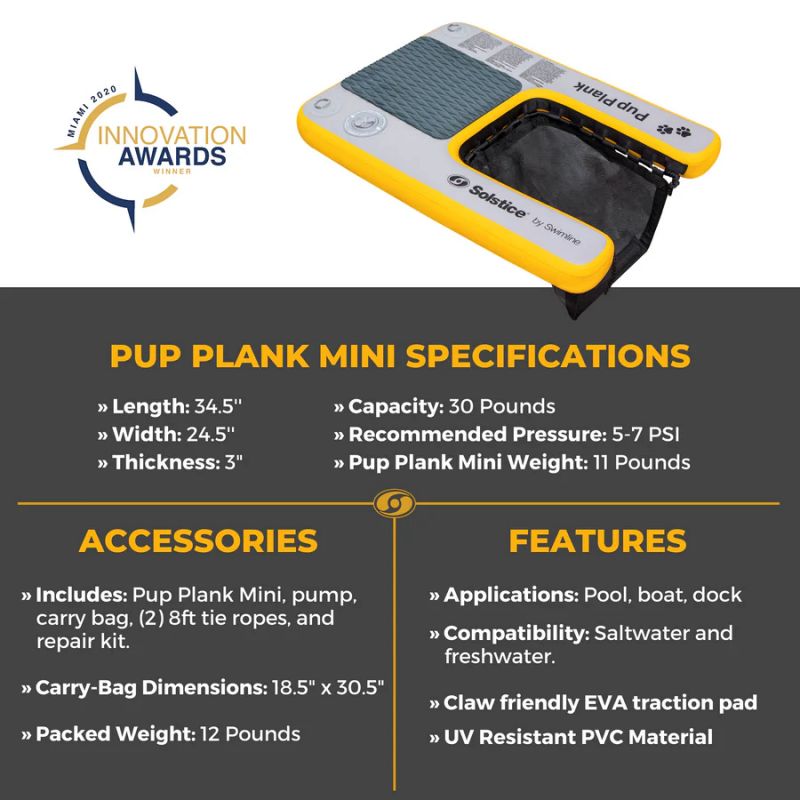 Pup Plank Mini tech specs