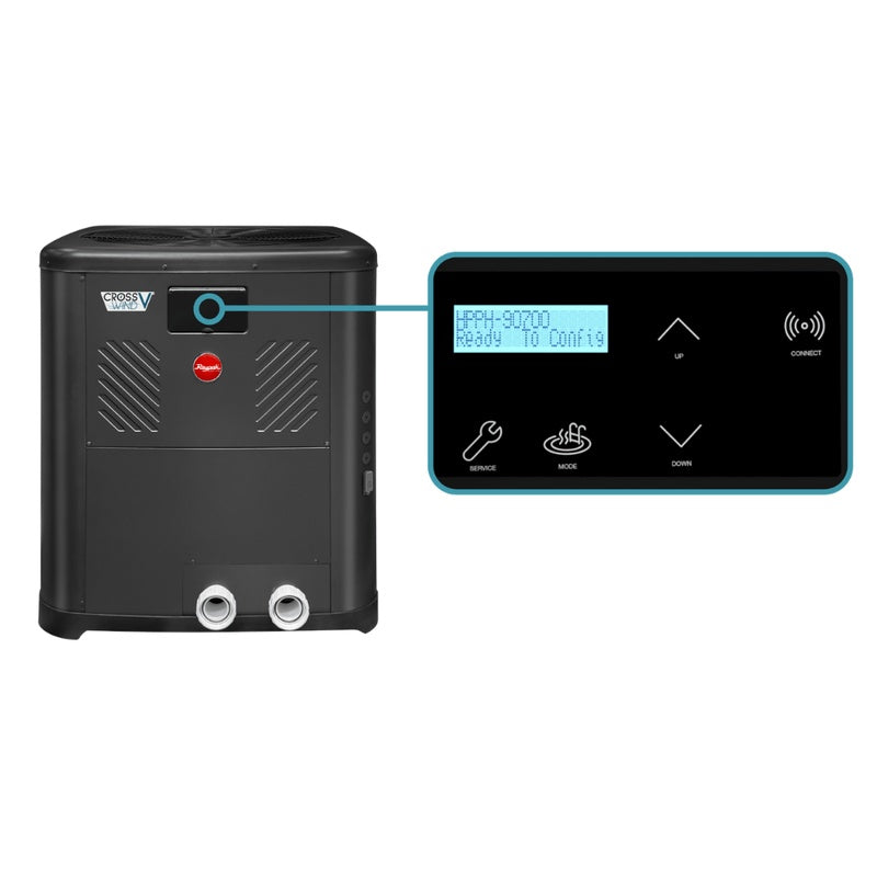 Raypak Crosswind V Standard Pool/Spa Pool Heat Pump Up Close