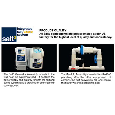 Solaxx Salt3 salt ozone system setup