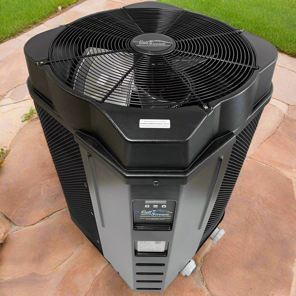 Top of HE 150RA heat pump pool heater