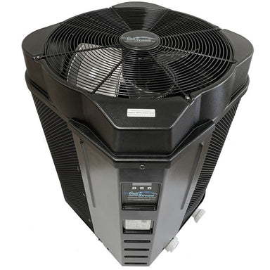 Top of HE 150RA heat pump pool heater